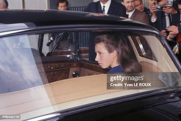 La princesse Anne d'Angleterre à Paris le 30 juin 1969, France.