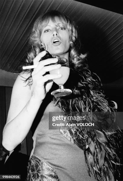 Nathalie Delon à la soirée du Prix Jean Cocteau le 27 septembre 1974 à Lyon, France.