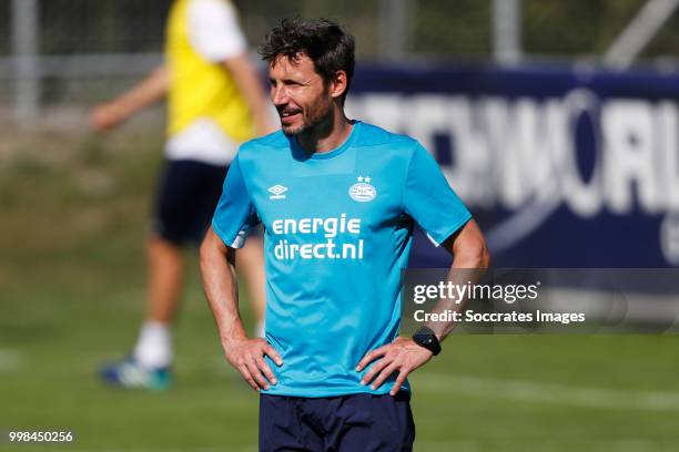 Mark van Bommel of PSV during the Training PSV on July 13, 2018 in Verbier Switzerland