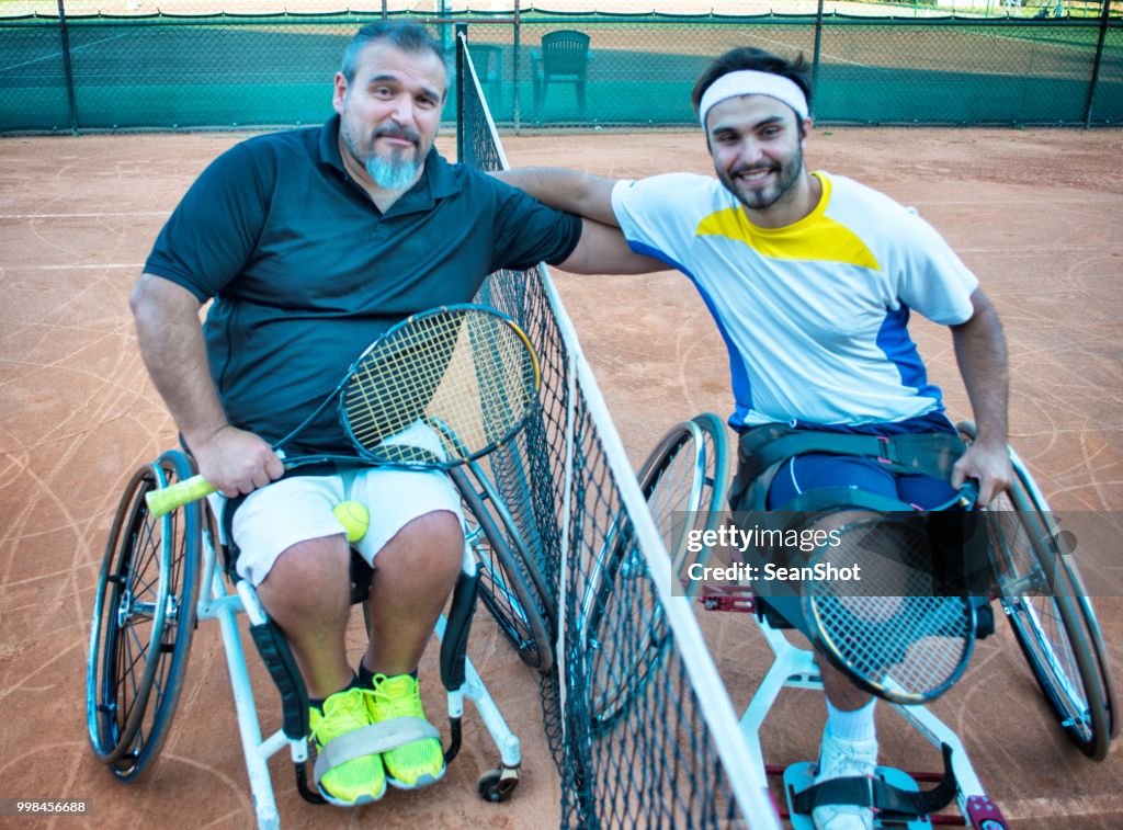Disabled Tennis Player