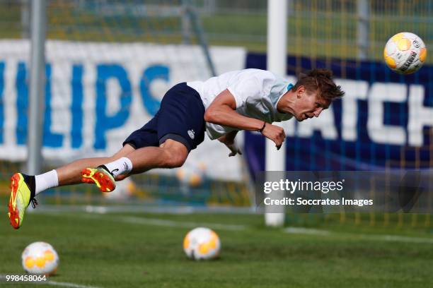 Luuk de Jong of PSV during the Training PSV on July 13, 2018 in Verbier Switzerland