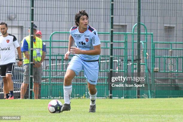 Dominique guidi of Gazelec Ajaccio during the friendly match between Bordeaux and Gazelec Ajaccio on July 13, 2018 in Yzeure, France.