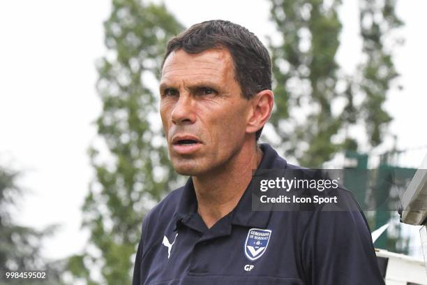 Gustavo Poyet of Bordeaux during the friendly match between Bordeaux and Gazelec Ajaccio on July 13, 2018 in Yzeure, France.