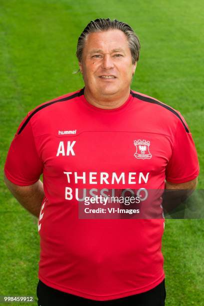 Team manager Alfred Knippenberg during the team presentation of Go Ahead Eagles on July 13, 2018 at the Adelaarshorst Stadium in Deventer, The...