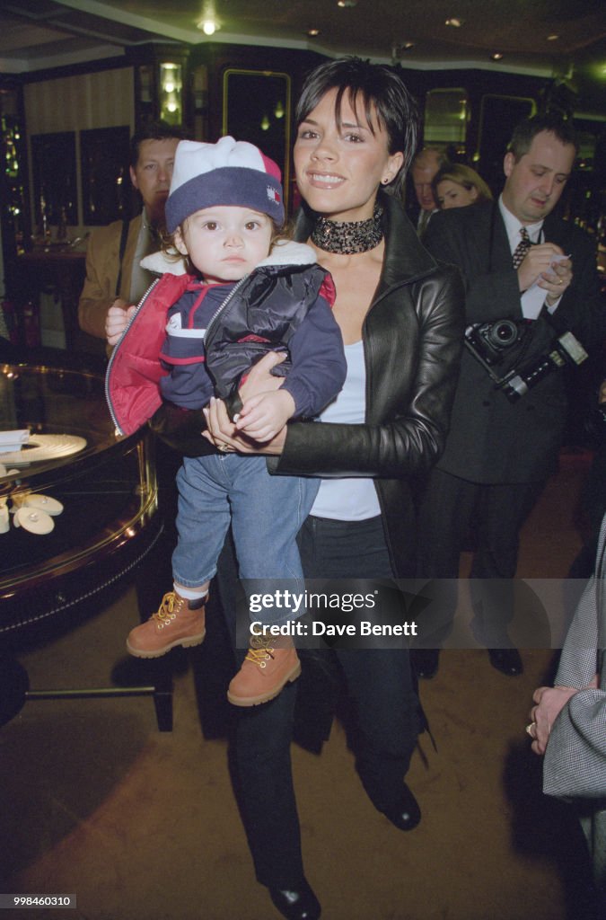 Posh Spice With Brooklyn