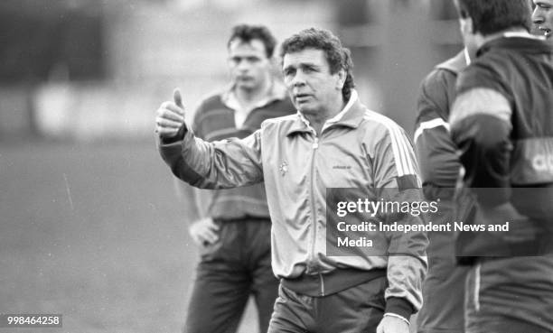 Irish Rugby Training Session at Anglesea Road, Dublin, . .