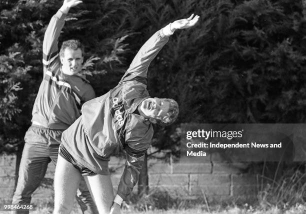 Irish Rugby Training Session at Anglesea Road, Dublin, . .