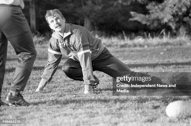 Irish Rugby Training Session at Anglesea Road, Dublin, . .