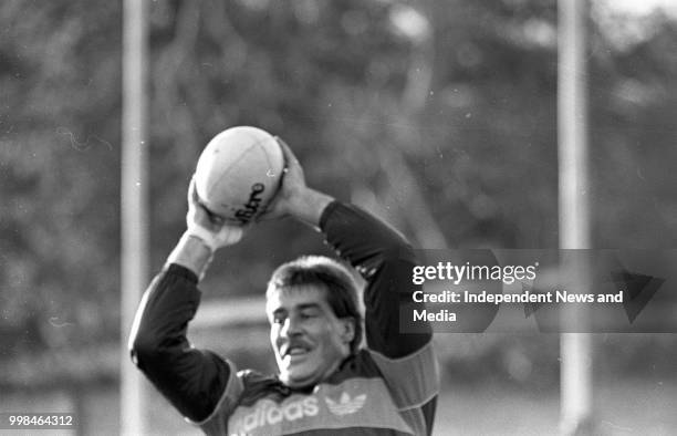 Irish Rugby Training Session at Anglesea Road, Dublin, . .