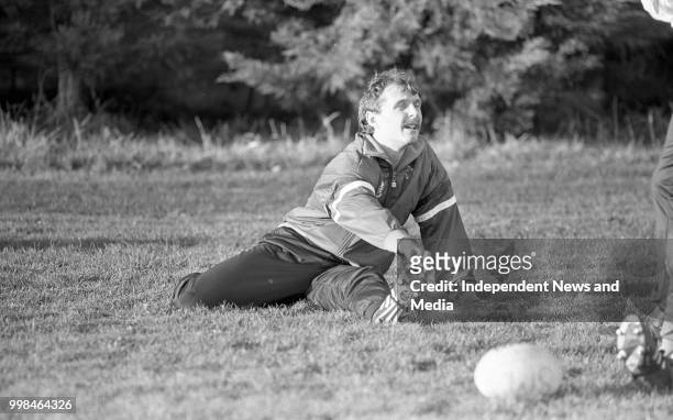 Irish Rugby Training Session at Anglesea Road, Dublin, . .