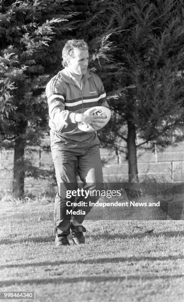 Irish Rugby Training Session at Anglesea Road, Dublin, . .