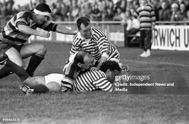 Greystones RFC Vs Lansdowne RFC All Ireland League match in Lansdowne Road, . .