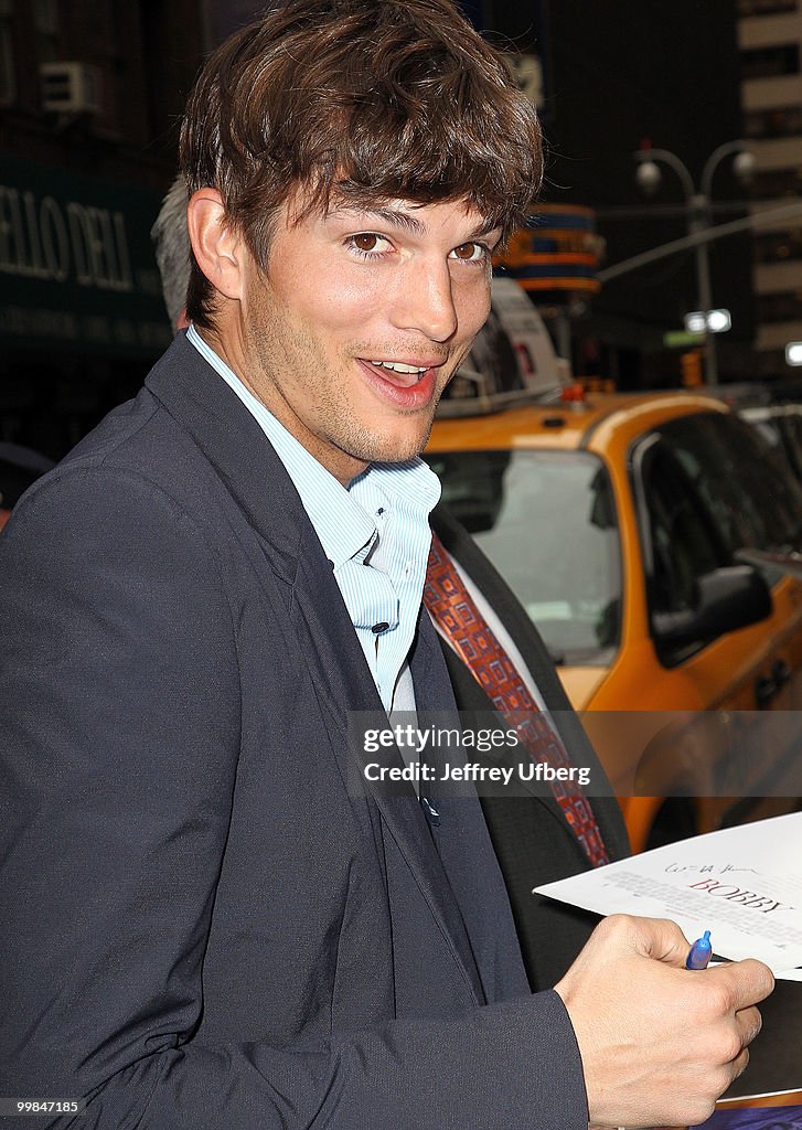 Celebrity Arrivals At "Late Show With David Letterman" - May 17, 2010