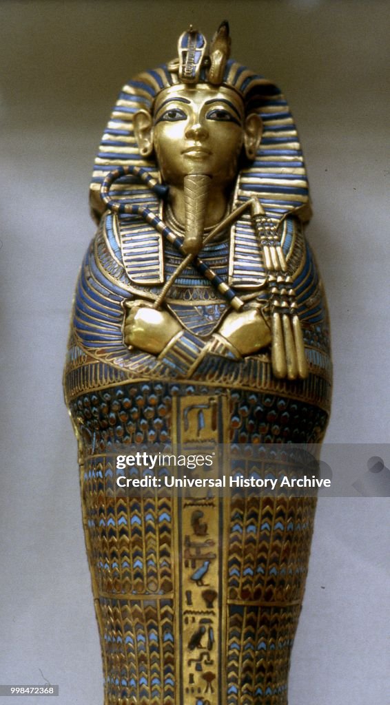 Second sarcophagus of King Tutankhamen
