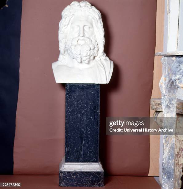 19th century copy of a Greek bust of Zeus.
