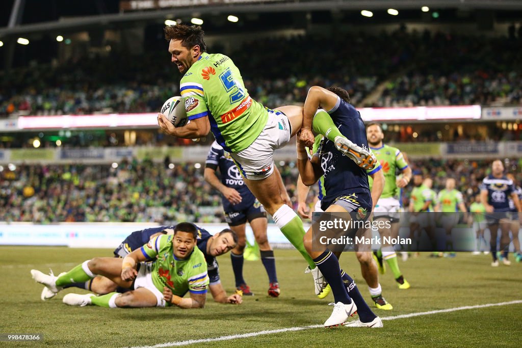 NRL Rd 18 - Raiders v Cowboys