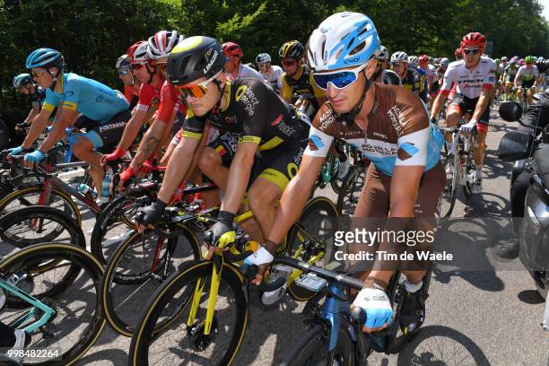 Alexis Vuillermoz of France and Team AG2R La Mondiale / THOMAS Boudat of France and Team Direct Energie / during the 105th Tour de France 2018, Stage...