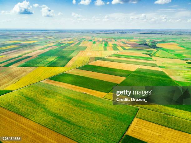 beautiful landscapes and agriculture, farms and ranches - endless imagens e fotografias de stock