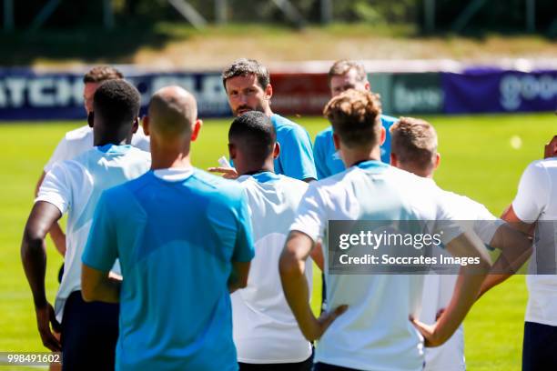 Mark van Bommel of PSV during the PSV training on July 11, 2018 in Bagnes Switzerland