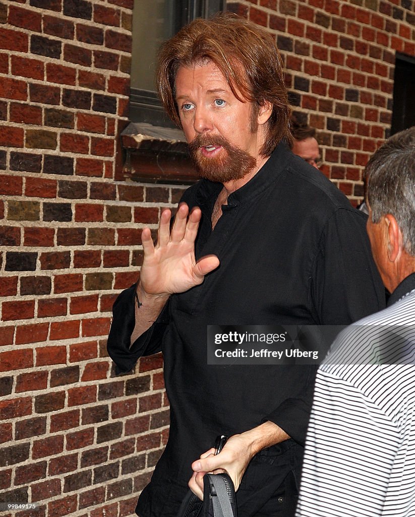 Celebrity Arrivals At "Late Show With David Letterman" - May 17, 2010