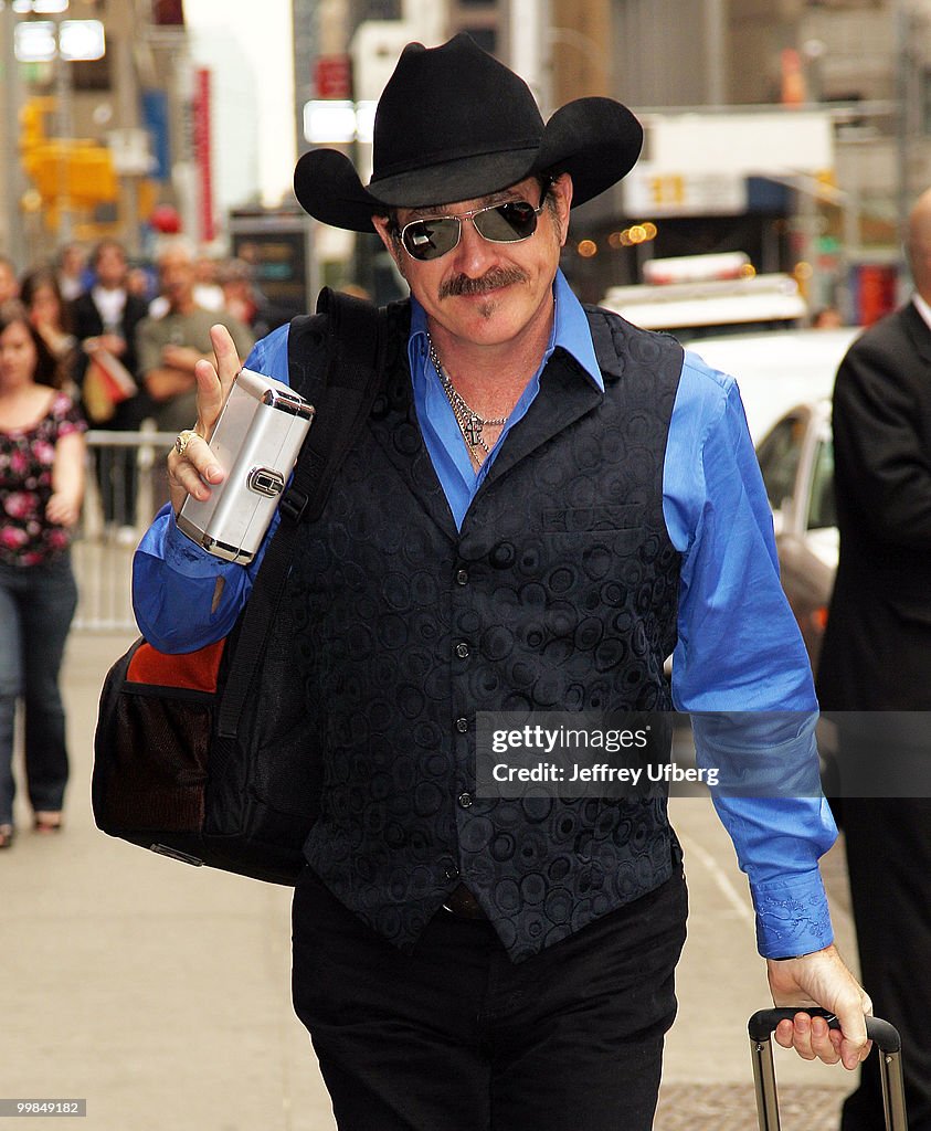 Celebrity Arrivals At "Late Show With David Letterman" - May 17, 2010