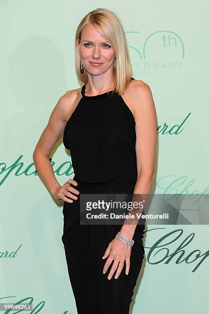 Actress Naomi Watts attends the Chopard 150th Anniversary Party at the VIP Room, Palm Beach during the 63rd Annual International Cannes Film Festival...