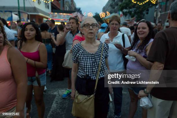 The old Italian American neighborhood of North Williamsburg gathers every year for the lifting of the Giglio during the feast of Our Lady Mount...