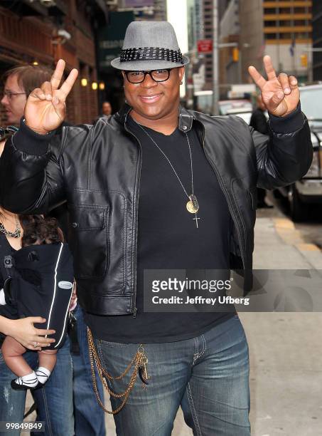 American Idol contestant Michael Lynche visits "Late Show With David Letterman" at the Ed Sullivan Theater on May 17, 2010 in New York City.