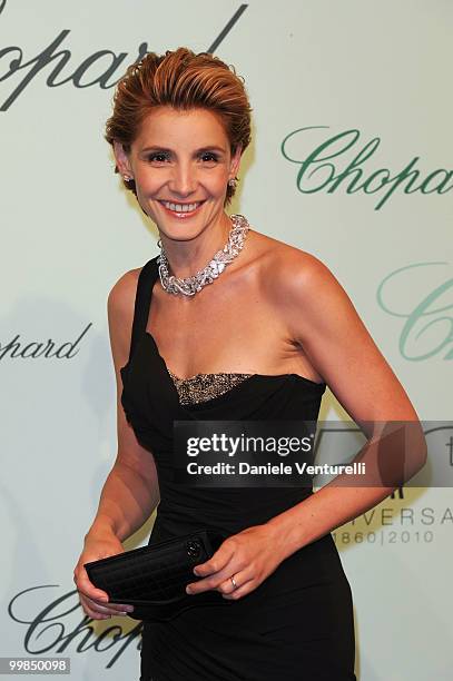 Princess of Venice and Piedmont Clotilde Courau attends the Chopard 150th Anniversary Party at the VIP Room, Palm Beach during the 63rd Annual...