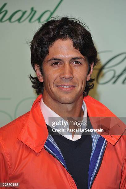 Tennis player Fernando Verdasco attends the Chopard 150th Anniversary Party at Palm Beach, Pointe Croisette during the 63rd Annual Cannes Film...