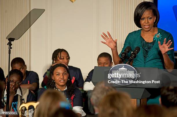 February 09: First Lady Michelle Obama today announces a national goal of solving the challenge of childhood obesity within a generation so that...