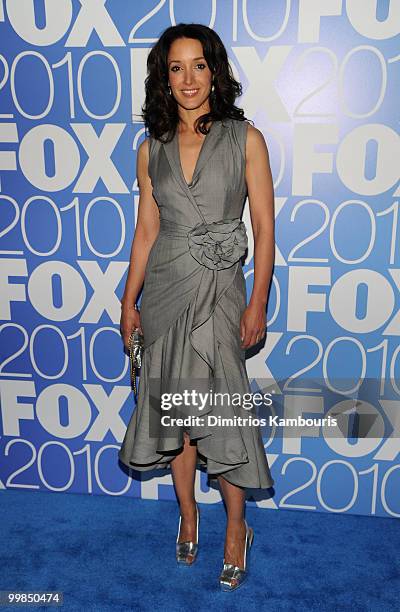 Jennifer Beals attends the 2010 FOX Upfront after party at Wollman Rink, Central Park on May 17, 2010 in New York City.