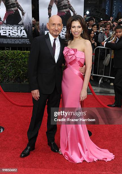 Sir Ben Kingsley and Daniela Lavender arrives at the premiere of Walt Disney Pictures' "Prince Of Persia: The Sands Of Time" held at Grauman''s...