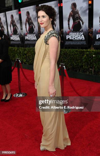 Actress Gemma Arterton arrives at the "Prince of Persia: The Sands of Time" Los Angeles premiere held at Grauman's Chinese Theatre on May 17, 2010 in...