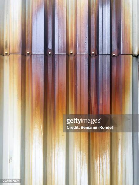 rusted metal - benjamin rondel stock pictures, royalty-free photos & images