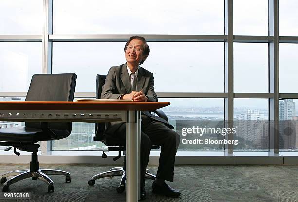 Jonney Shih, chairman of Asustek Computer Inc., poses for a photograph at the company's headquarters in Taipei, Taiwan, on Wednesday, May 12, 2010....