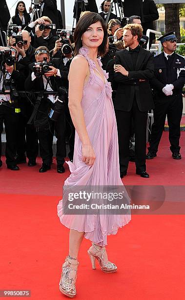 Actress Delphine Chaneac attends 'Biutiful' Premiere at the Palais des Festivals during the 63rd Annual Cannes Film Festival on May 17, 2010 in...