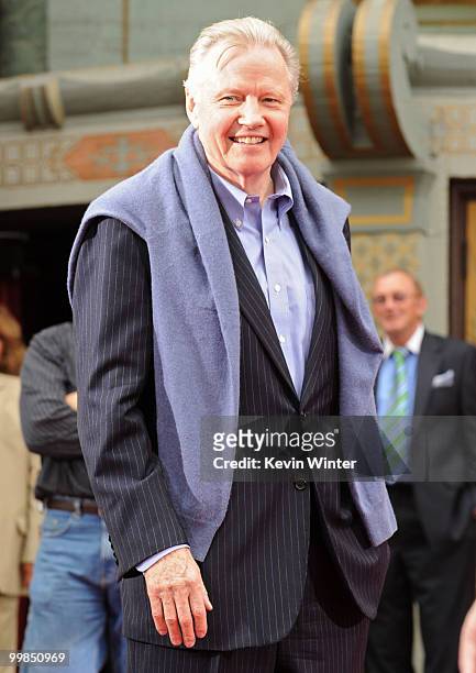 Actor Jon Voight during the Jerry Bruckheimer hand and footprint ceremony held at Grauman's Chinese Theatre on May 17, 2010 in Hollywood, California.