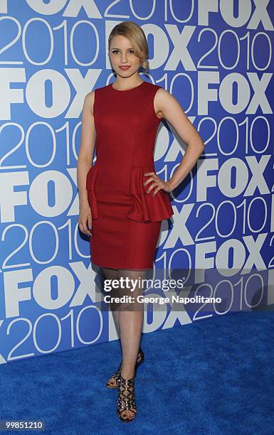 Actress Dianna Agron attends the 2010 FOX UpFront after party at Wollman Rink, Central Park on May 17, 2010 in New York City.