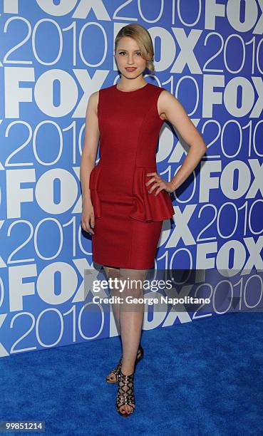 Actress Dianna Agron attends the 2010 FOX UpFront after party at Wollman Rink, Central Park on May 17, 2010 in New York City.