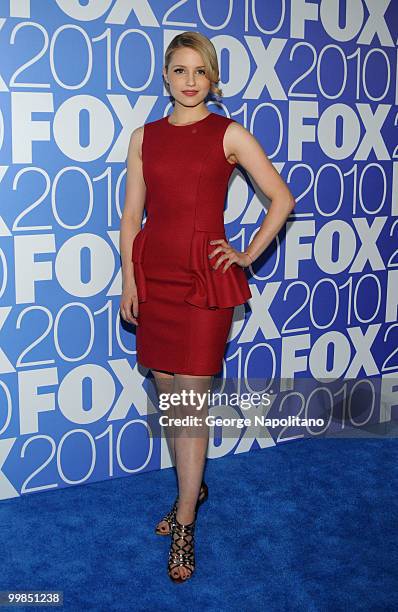 Actress Dianna Agron attends the 2010 FOX UpFront after party at Wollman Rink, Central Park on May 17, 2010 in New York City.
