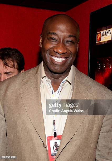 Actor Michael Clarke Duncan poses before the screening of "Armageddon" during AFI & Walt Disney Pictures' "A Cinematic Celebration of Jerry...