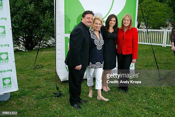 Nathan Lane, Bette Midler, America Ferrera and Candy Spelling attend the New York Restoration Project's 9th Annual Spring Picnic at Fort Washington...