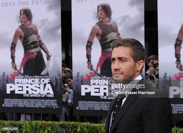 Actor Jake Gyllenhaal arrives at the "Prince of Persia: The Sands of Time" Los Angeles premiere held at Grauman's Chinese Theatre on May 17, 2010 in...