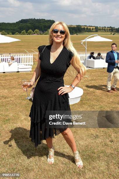 Emma Noble attends the Xerjoff Royal Charity Polo Cup 2018 on July 14, 2018 in Newbury, England.