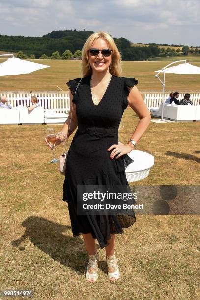 Emma Noble attends the Xerjoff Royal Charity Polo Cup 2018 on July 14, 2018 in Newbury, England.