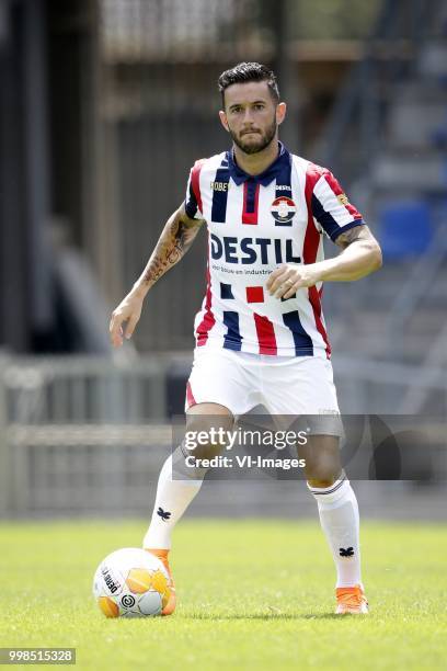 Pol Llonch during the team presentation of Willem II on July 13, 2018 at the Koning Willem II stadium in Tilburg, The Netherlands