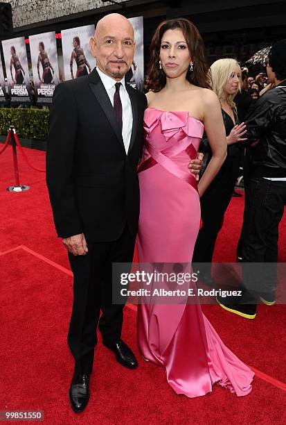 Sir Ben Kingsley and Daniela Lavender arrive at the "Prince of Persia: The Sands of Time" Los Angeles premiere held at Grauman's Chinese Theatre on...