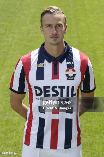 Thomas Meissner during the team presentation of Willem II on July 13, 2018 at the Koning Willem II stadium in Tilburg, The Netherlands