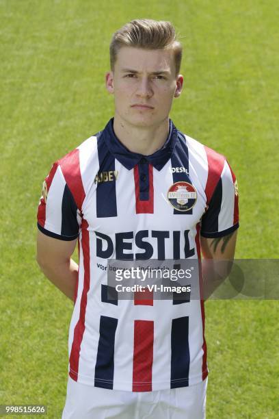 James McGarry during the team presentation of Willem II on July 13, 2018 at the Koning Willem II stadium in Tilburg, The Netherlands